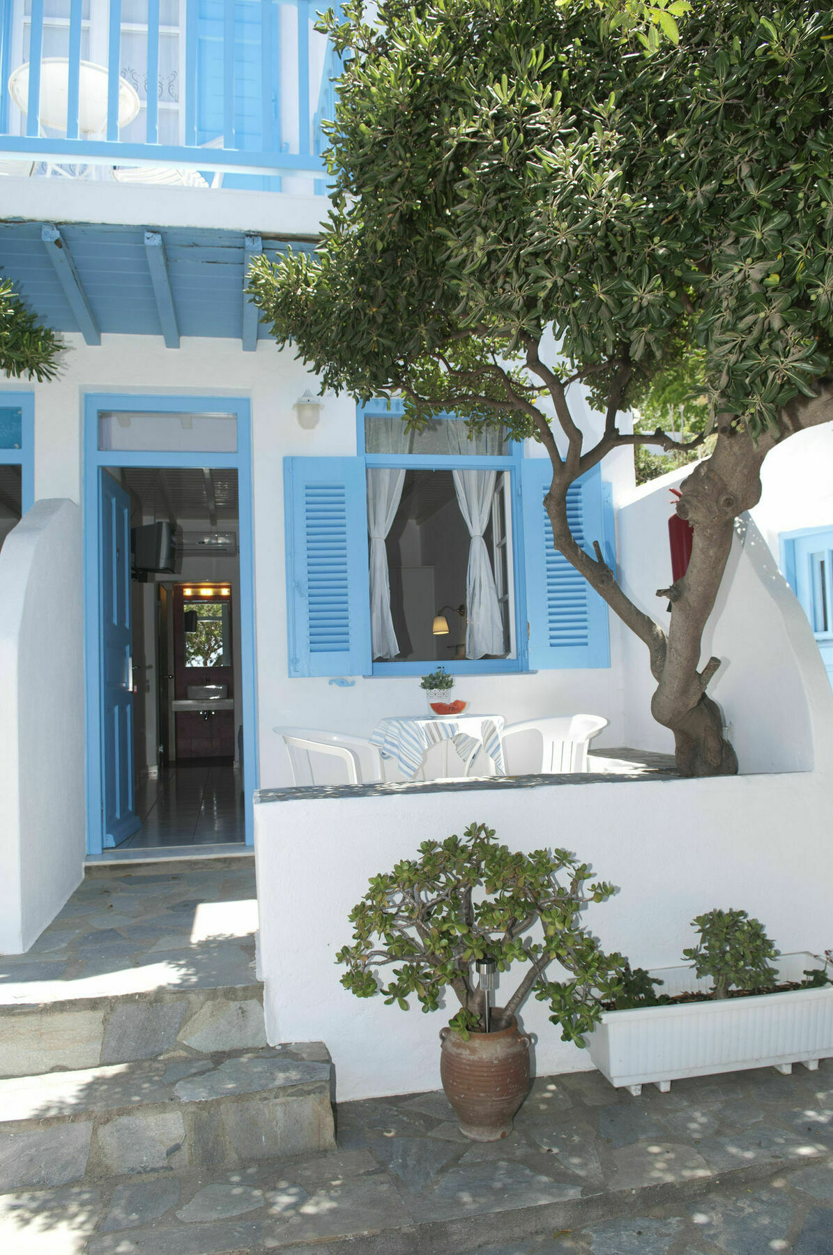 Asimina Hotel Tourlos Bagian luar foto