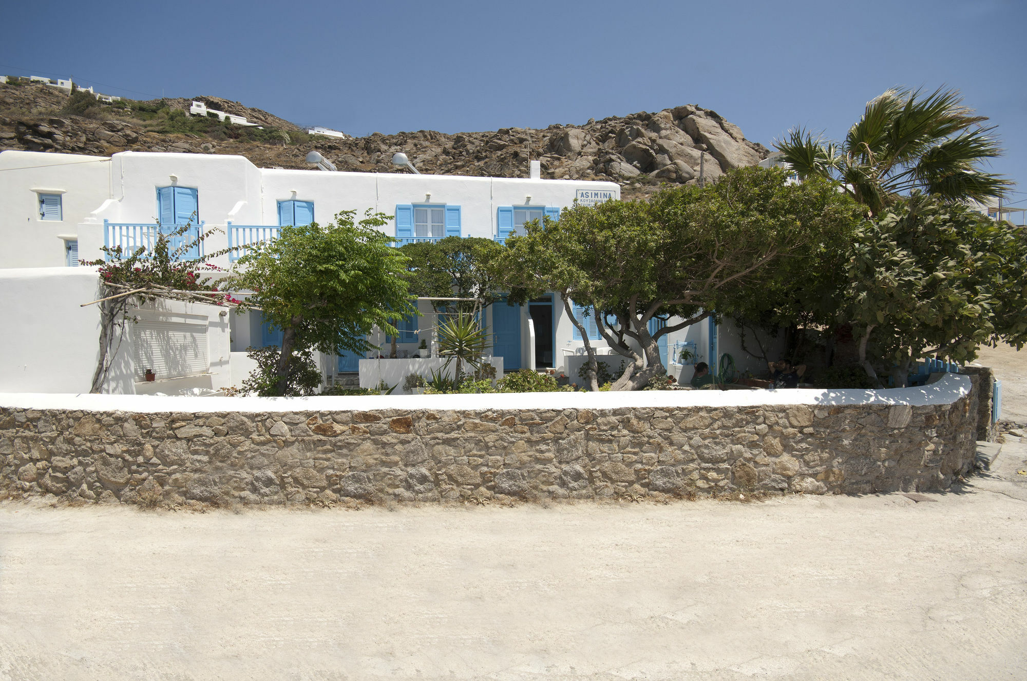 Asimina Hotel Tourlos Bagian luar foto