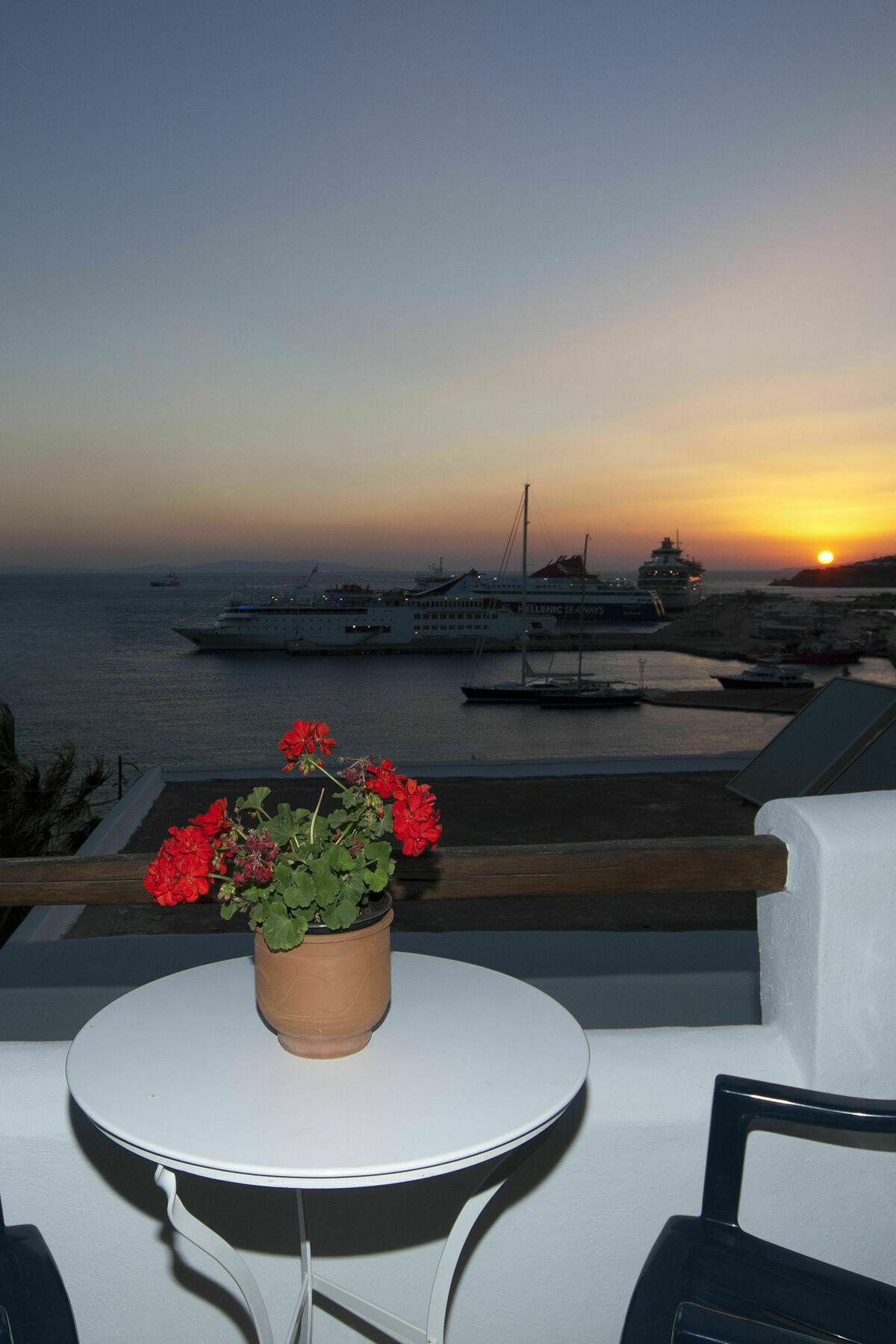 Asimina Hotel Tourlos Bagian luar foto