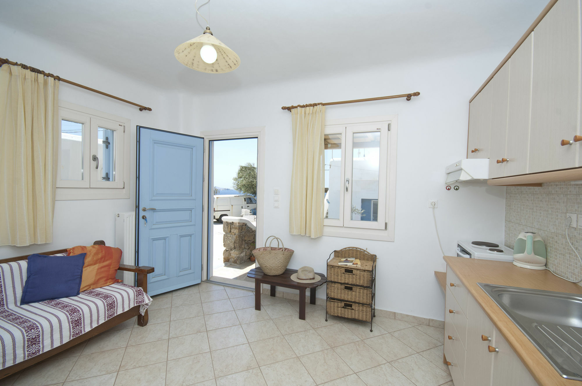Asimina Hotel Tourlos Bagian luar foto