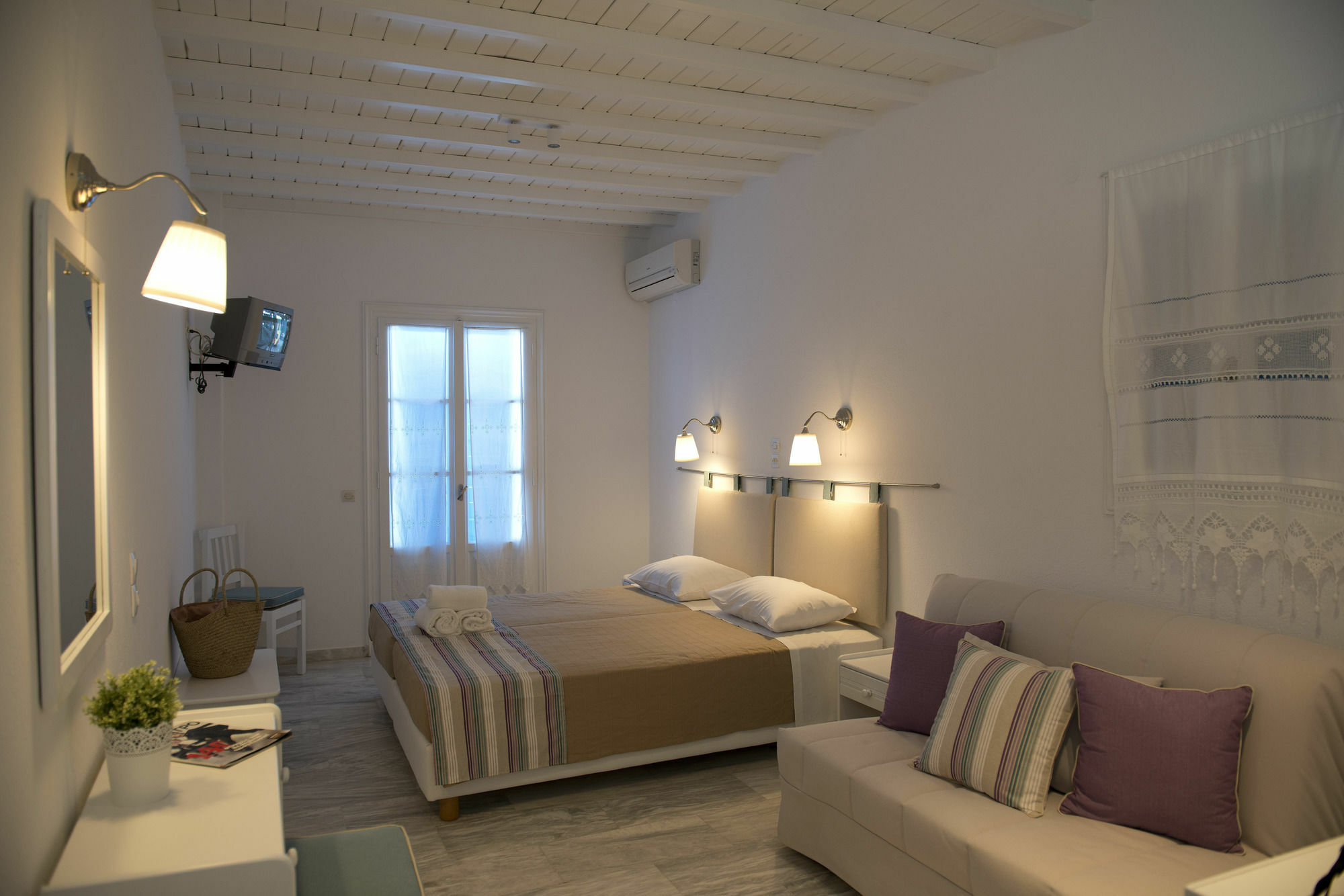 Asimina Hotel Tourlos Bagian luar foto